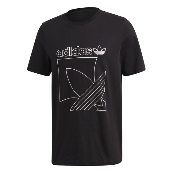 camiseta adidas negro