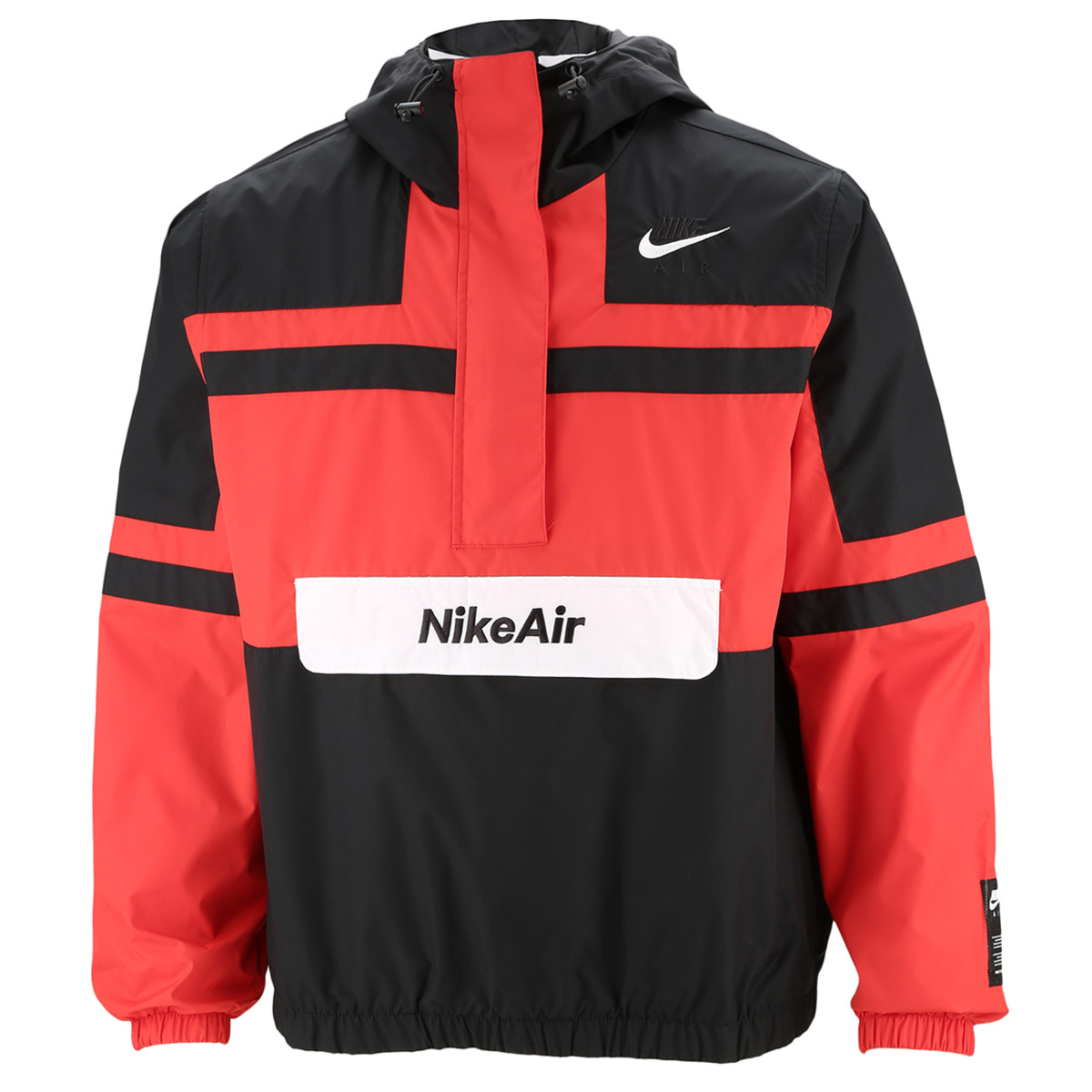 campera nike rojo y negro