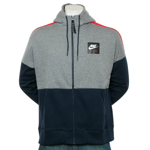 campera nike azul y gris