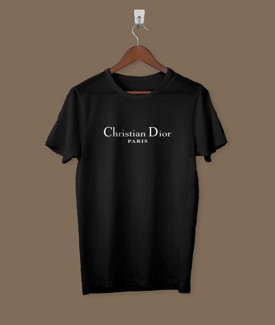 camiseta dior negro
