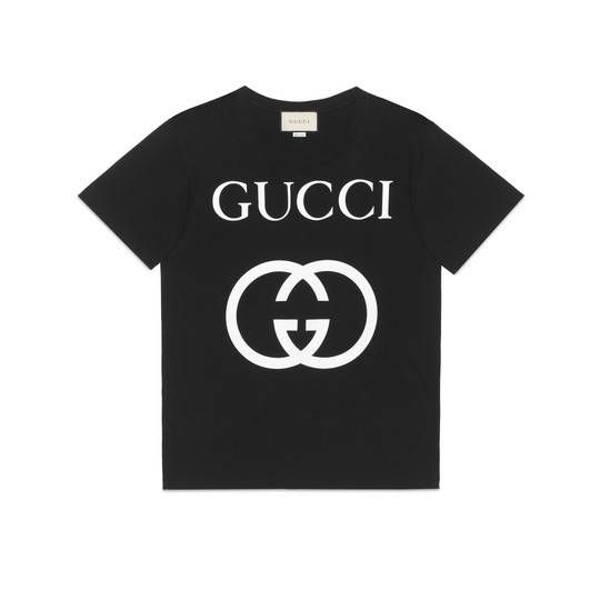 camiseta gucci negro