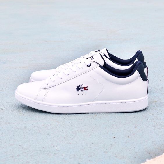zapato lacoste blanco