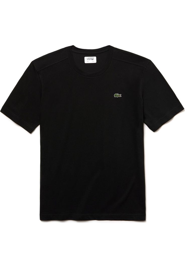camiseta lacoste negro