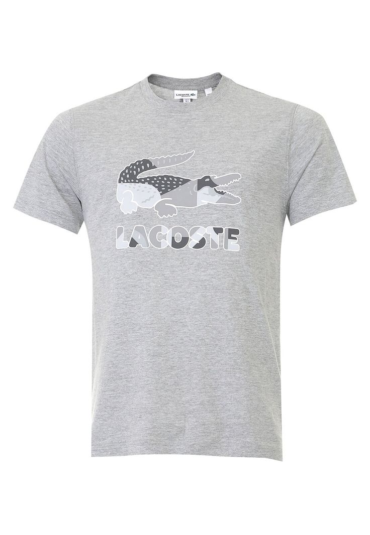 camiseta lacoste gris