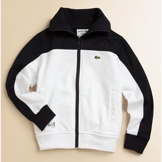 campera lacoste verde