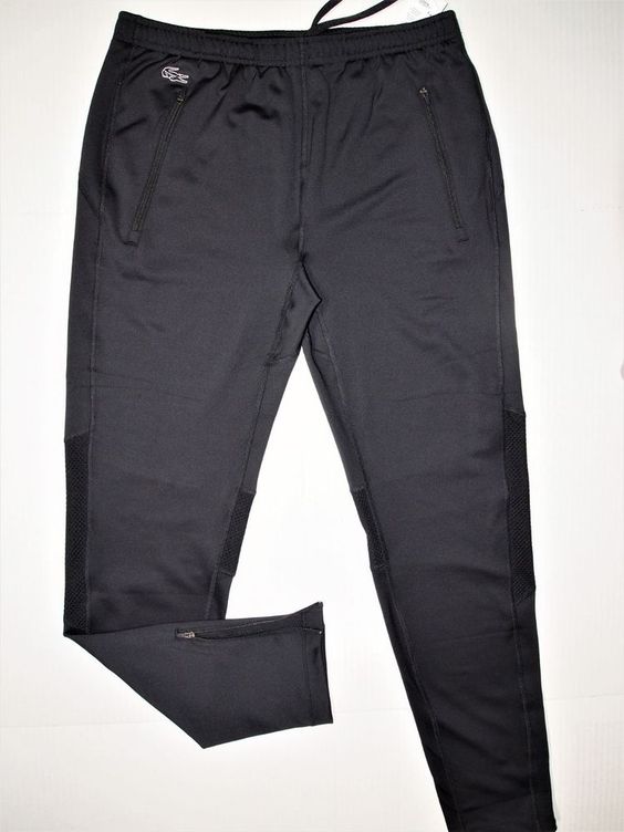 pantalon lacoste negro
